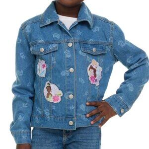 NEW Disney Princess Character Girl's Denim Jacket